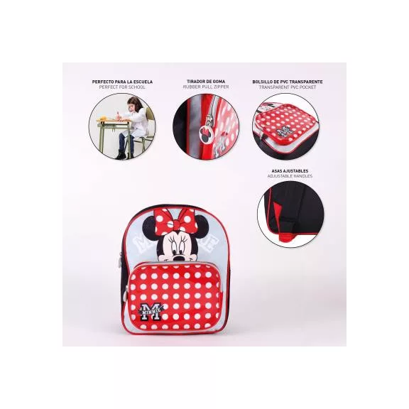Disney Minnie Grey hátizsák, táska 30 cm