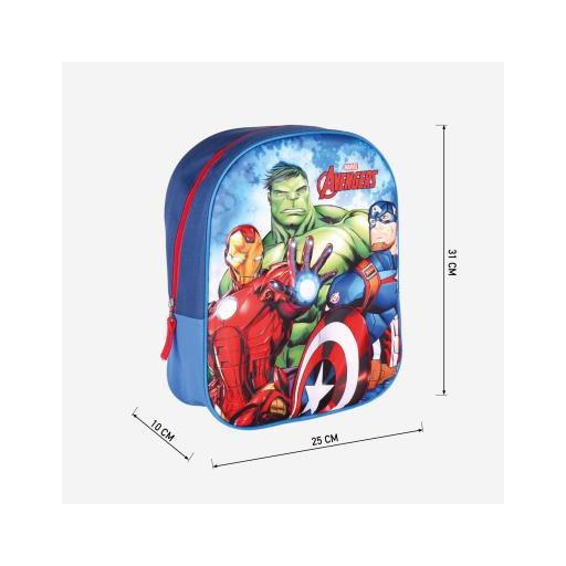 Bosszúállók Triple Force 3D hátizsák, táska 31 cm