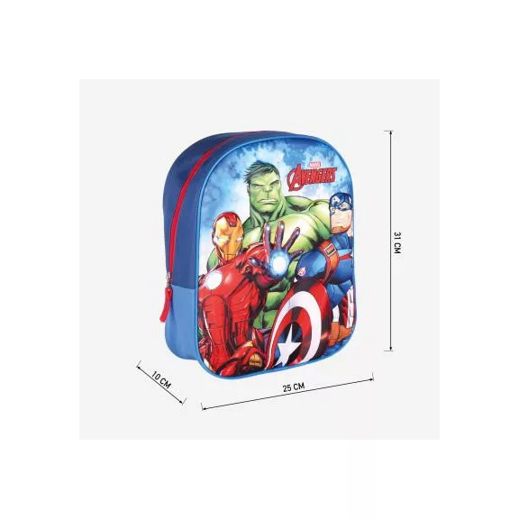 Bosszúállók Triple Force 3D hátizsák, táska 31 cm