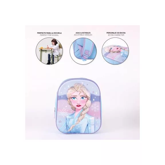 Disney Jégvarázs Friendship 3D hátizsák, táska 31 cm