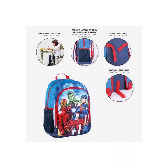 Bosszúállók Triple Force iskolatáska, táska 41 cm