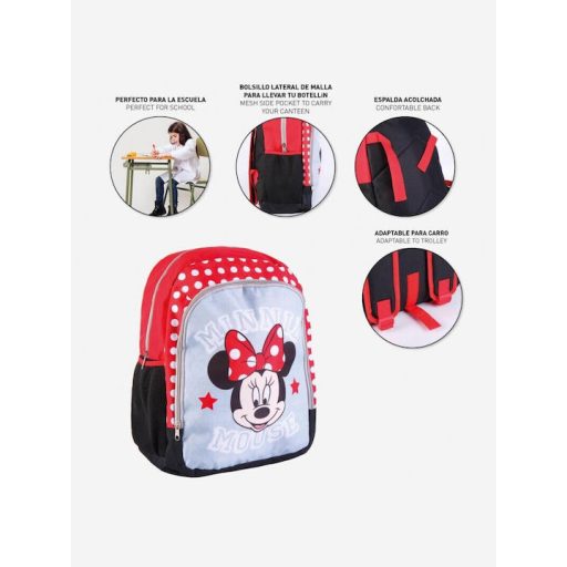 Disney Minnie Grey iskolatáska, táska 41 cm