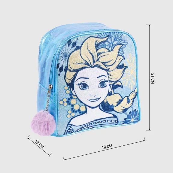 Disney Jégvarázs Sparkly hologrammos hátizsák, táska 21 cm