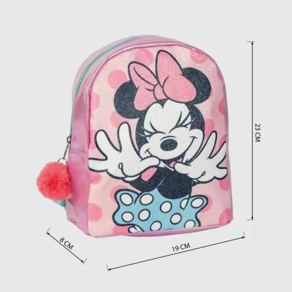 Disney Minnie Laugh hologrammos hátizsák, táska 23 cm