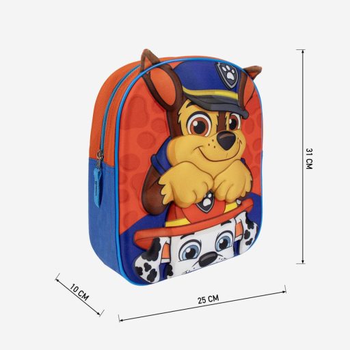 Mancs Őrjárat Boys 3D hátizsák, táska 31 cm