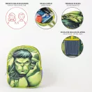 Bosszúállók Hulk 3D hátizsák, táska 31 cm Bosszúállók Hulk 3D hátizsák, táska 31 cm