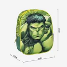 Bosszúállók Hulk 3D hátizsák, táska 31 cm Bosszúállók Hulk 3D hátizsák, táska 31 cm