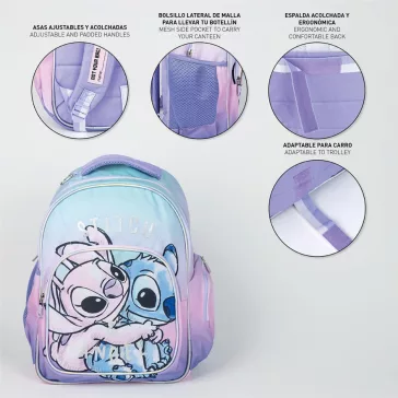   Disney Lilo és Stitch, A csillagkutya Angel iskolatáska, táska 42 cm