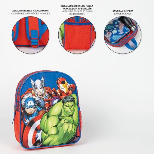Bosszúállók Hero Squad hátizsák, táska 29 cm