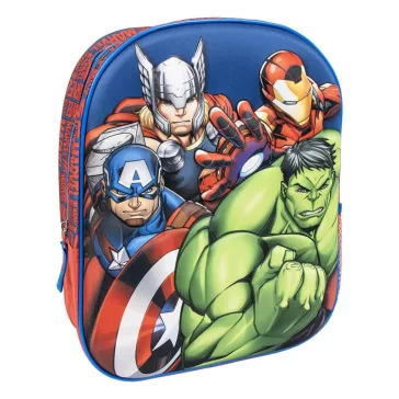 Bosszúállók Hero Squad 3D hátizsák, táska 31 cm