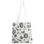 Wednesday Black shopping bag, bevásárlótáska 39 cm