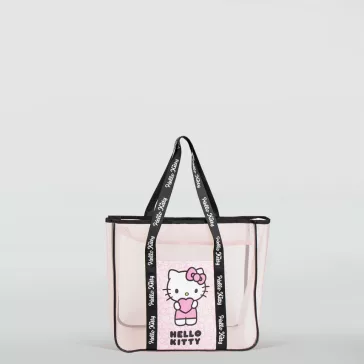 Hello Kitty Heart Premium átlátszó strandtáska 62 cm