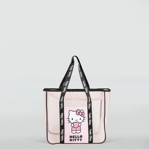 Hello Kitty Heart Premium átlátszó strandtáska 62 cm