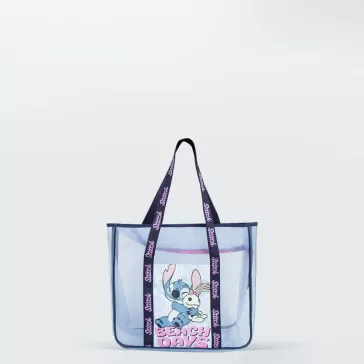   Disney Lilo és Stitch, A csillagkutya Beach Premium átlátszó strandtáska 62 cm