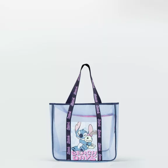 Disney Lilo és Stitch, A csillagkutya Beach Premium átlátszó strandtáska 62 cm