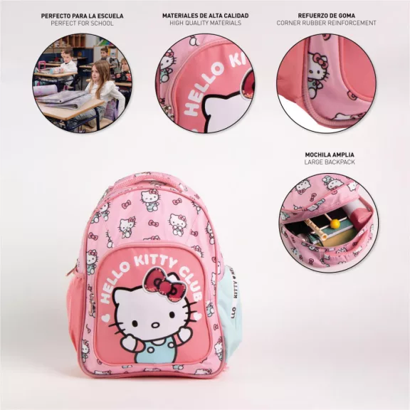 Hello Kitty Club iskolatáska, táska 42 cm