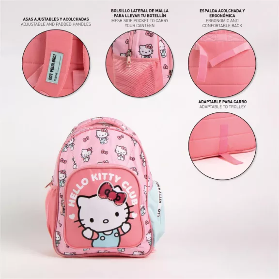 Hello Kitty Club iskolatáska, táska 42 cm