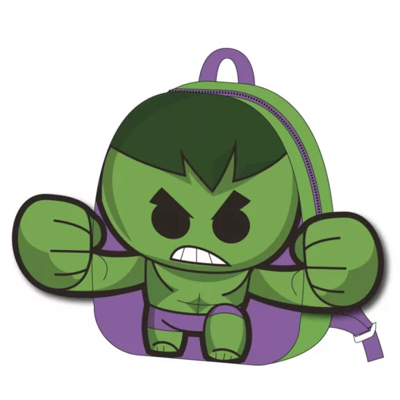 Bosszúállók Hulk plüss hátizsák, táska 22 cm Bosszúállók Hulk plüss hátizsák, táska 22 cm