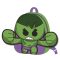 Bosszúállók Hulk plüss hátizsák, táska 22 cm