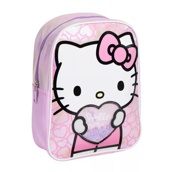 Hello Kitty Heart hologrammos hátizsák, táska 32 cm Hello Kitty Heart hologrammos hátizsák, táska 32 cm