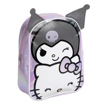 Hello Kitty Kuromi hologrammos hátizsák, táska 32 cm