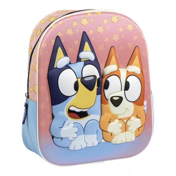 Bluey Stars 3D hátizsák, táska 31 cm Bluey Stars 3D hátizsák, táska 31 cm