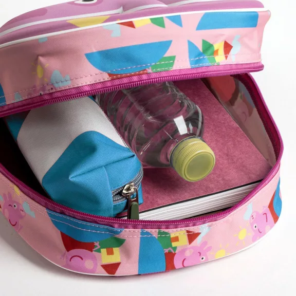 Peppa malac Sunshine 3D hátizsák, táska 31 cm