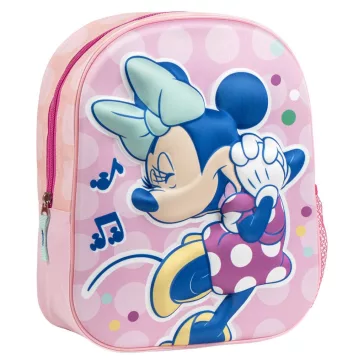 Disney Minnie Music 3D hátizsák, táska 31 cm