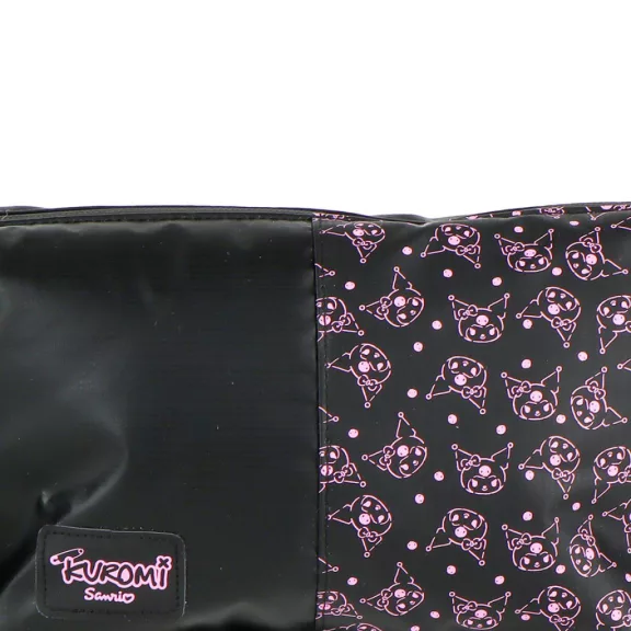 Hello Kitty Black Kuromi táska, oldaltáska pénztárcával 27 cm
