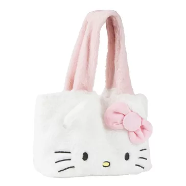   Hello Kitty White plüss shopping bag, bevásárlótáska 30 cm