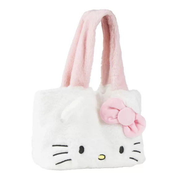 Hello Kitty White plüss shopping bag, bevásárlótáska 30 cm Hello Kitty White plüss shopping bag, bevásárlótáska 30 cm
