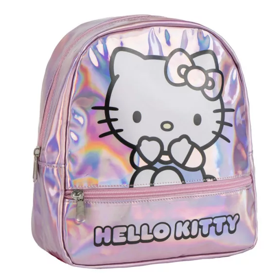 Hello Kitty Iridescent hologrammos hátizsák, táska 23 cm Hello Kitty Iridescent hologrammos hátizsák, táska 23 cm