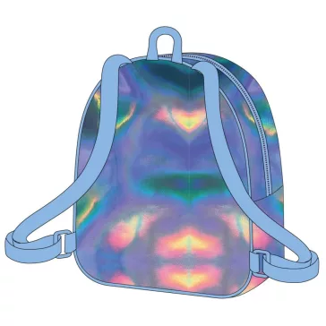  Disney Lilo és Stitch, A csillagkutya Iridiscente hologrammos hátizsák, táska 23 cm