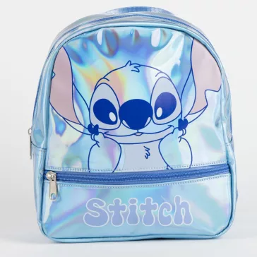   Disney Lilo és Stitch, A csillagkutya Iridiscente hologrammos hátizsák, táska 23 cm