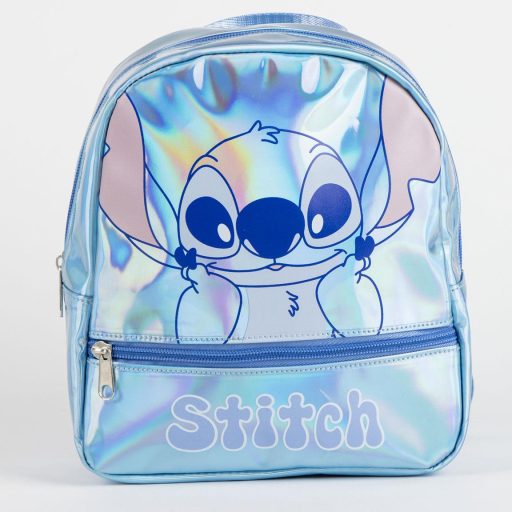 Disney Lilo és Stitch, A csillagkutya Iridiscente hologrammos hátizsák, táska 23 cm