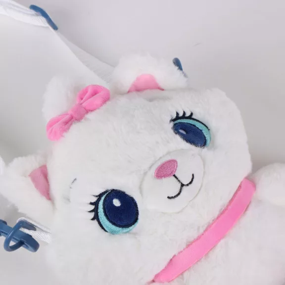 Disney Marie White plüss hátizsák, táska 28 cm
