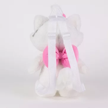 Disney Marie White plüss hátizsák, táska 30 cm