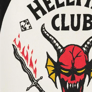   Stranger Things Hellfire Club shopping bag, bevásárlótáska 40 cm