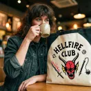 Stranger Things Hellfire Club shopping bag, bevásárlótáska 40 cm Stranger Things Hellfire Club shopping bag, bevásárlótáska 40 cm