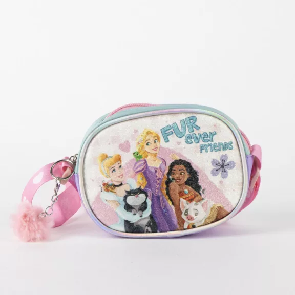 Disney Hercegnők Fur ever csillámos oldaltáska, válltáska