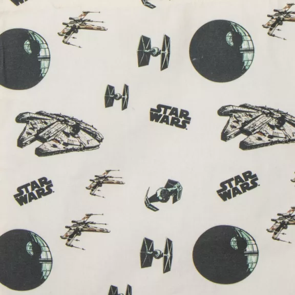 Star Wars Black shopping bag, bevásárlótáska 40 cm