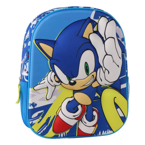 Sonic a sündisznó Power Run 3D hátizsák, táska 30 cm Sonic a sündisznó Power Run 3D hátizsák, táska 30 cm