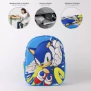 Sonic a sündisznó Power Run 3D hátizsák, táska 30 cm Sonic a sündisznó Power Run 3D hátizsák, táska 30 cm