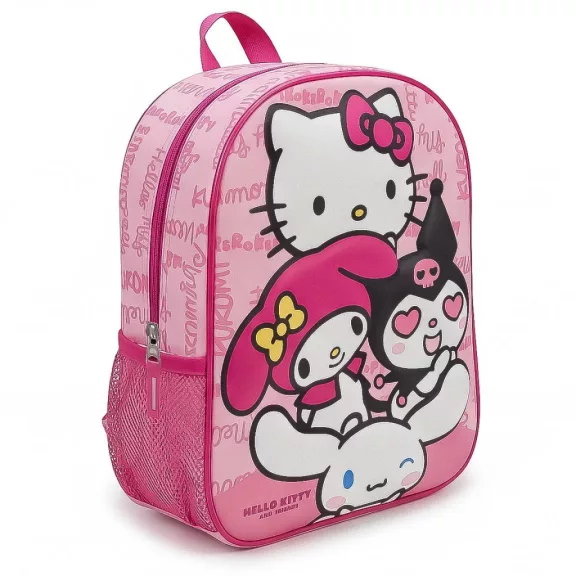 Hello Kitty Kawaii Cuties 3D hátizsák, táska 30 cm Hello Kitty Kawaii Cuties 3D hátizsák, táska 30 cm