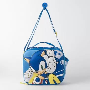   Sonic a sündisznó Power Run 3D thermo uzsonnás táska 26 cm