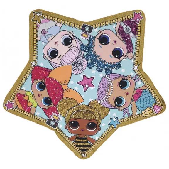 LOL Surprise Star forma fürdőlepedő, strand törölköző 115x110 cm (Fast Dry) LOL Surprise Star forma fürdőlepedő, strand törölköző 115x110 cm (Fast Dry)
