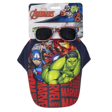 Bosszúállók Marvel napszemüveg és baseball sapka szett