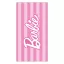 Barbie Striped fürdőlepedő, strand törölköző 70x140cm (Fast Dry)