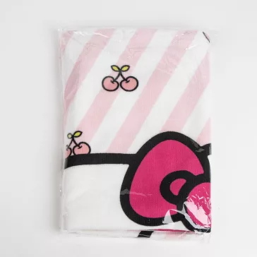   Hello Kitty Cherry fürdőlepedő, strand törölköző 70x140cm (Fast Dry)