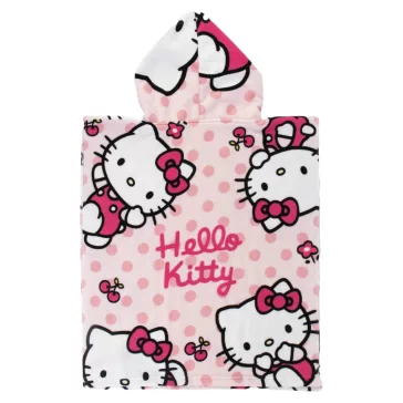   Hello Kitty Cherry strand törölköző poncsó 50x115 cm (Fast Dry)
